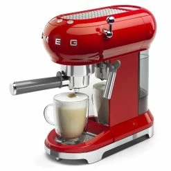 SMEG Espresso Machine | Red -Coffee Sales smeg red esp 3