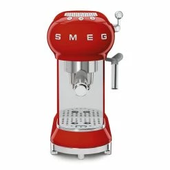 SMEG Espresso Machine | Red -Coffee Sales smeg red esp 4