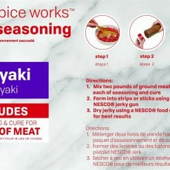 Nesco / American Harvest NESCO Teriyaki Flavor Jerky Seasoning, 9 Pack 7 Nesco / American Harvest NESCO Teriyaki Flavor Jerky Seasoning, 9 Pack -Coffee Sales tj 18 2