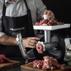 Ankarsrum Meat Grinder Complete Package | Basic Package + Strainer, Nut Grater, Pasta Discs, Cookie Extruder & 3 Meat Grinder Discs -Coffee Sales toucher 1080x1080