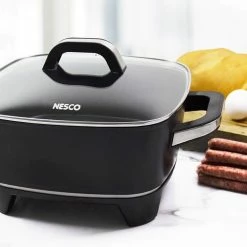 Nesco / American Harvest Nesco 12" Electric Skillet -Coffee Sales twelve inch skillet lifestyle 5