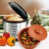 VitaClay 2-in-1 Rice Slow Cooker & Clay Insert - Round 8 Cup / 4.2-Quart