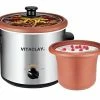 VitaClay 2-in-1 Stainless Steel Slow Cooker & Yogurt Maker & Clay Insert - 2 Qt