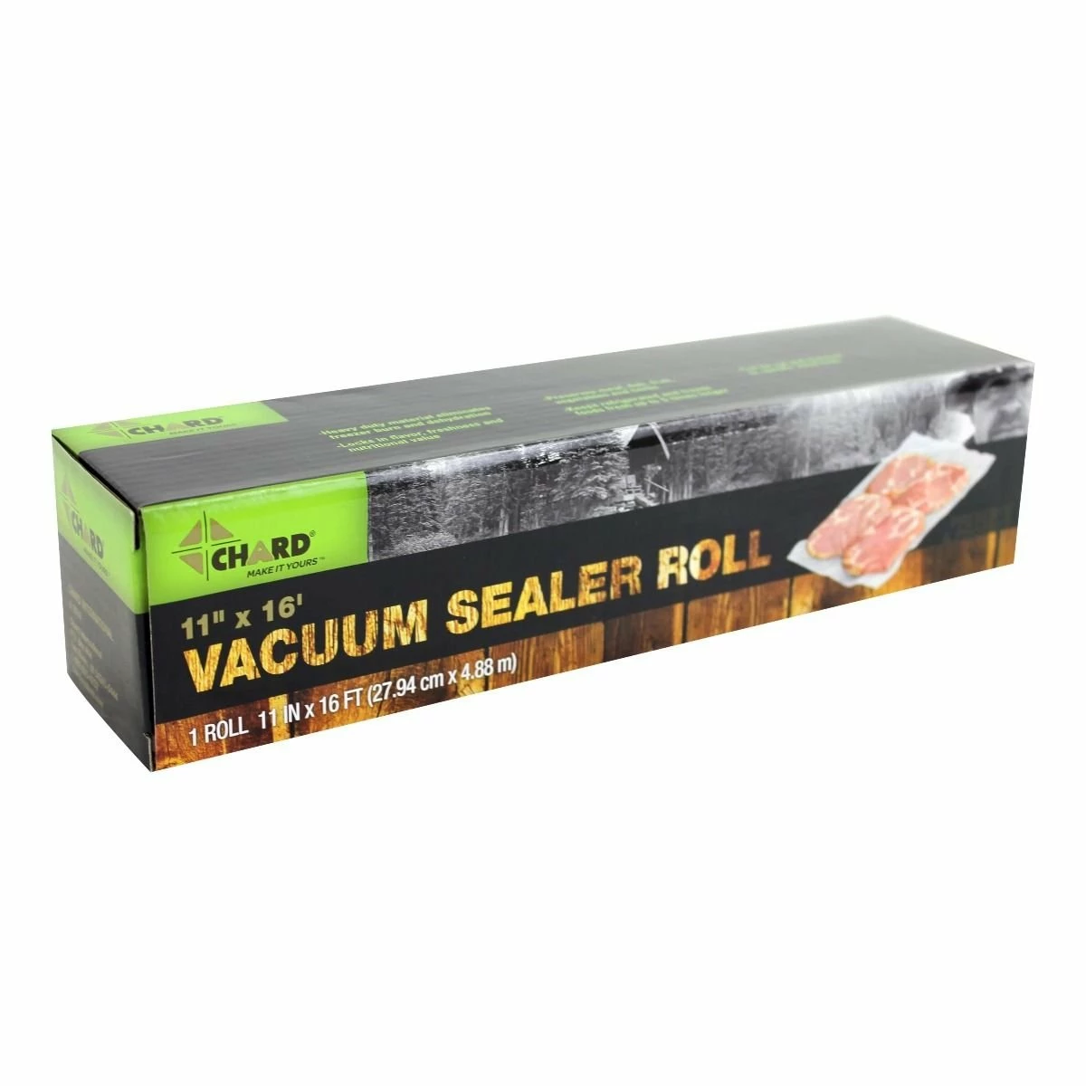 Chard 11"x16' Vacuum Sealer Bag Roll 2 Chard 11"x16' Vacuum Sealer Bag Roll - Image 2