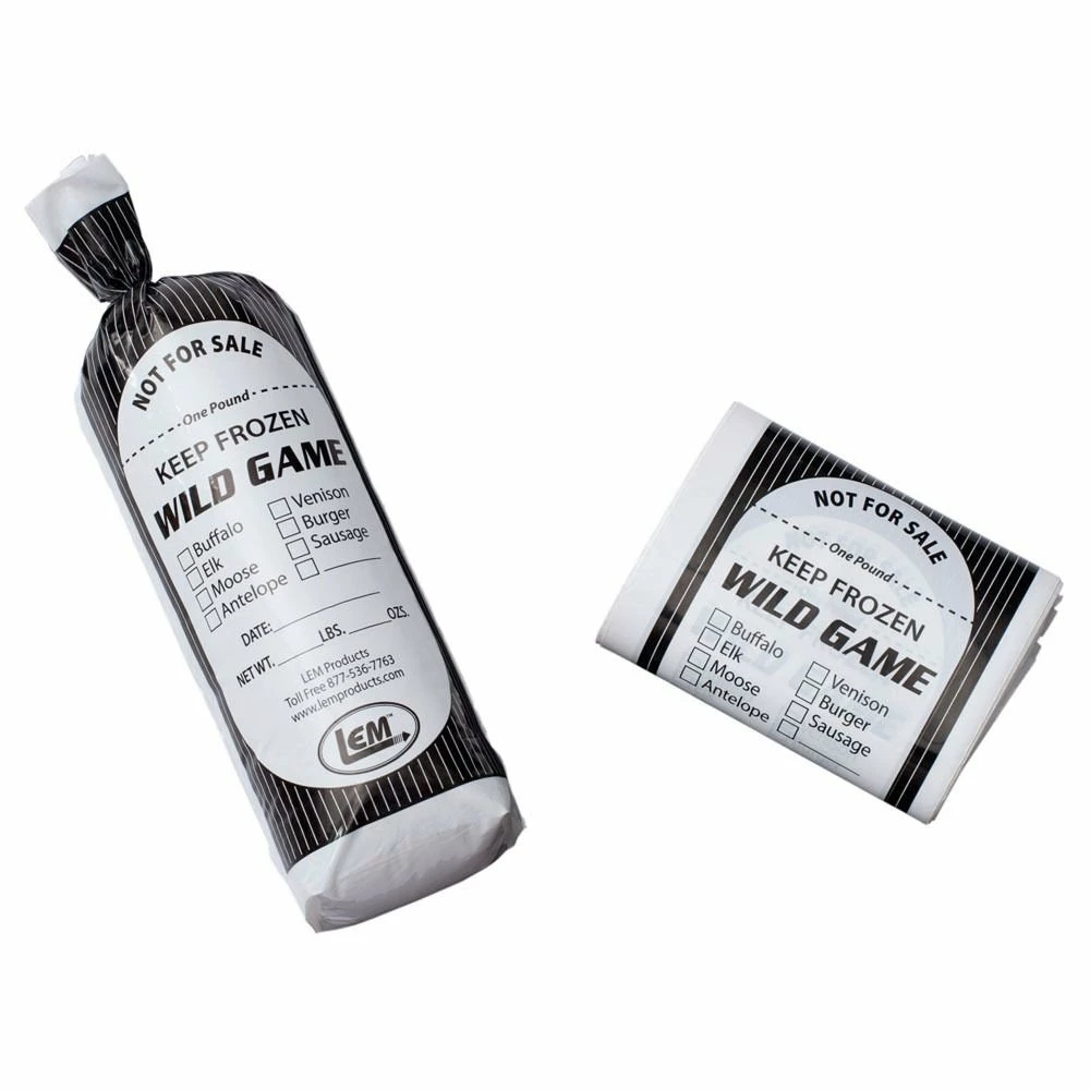 LEM 2 Lb. Wild Game Bags | 25 Count 1 LEM 2 Lb. Wild Game Bags | 25 Count